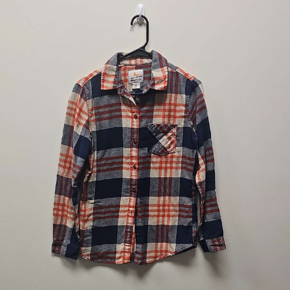 Plaid Button-Up Shirt - Picture 1 of 2